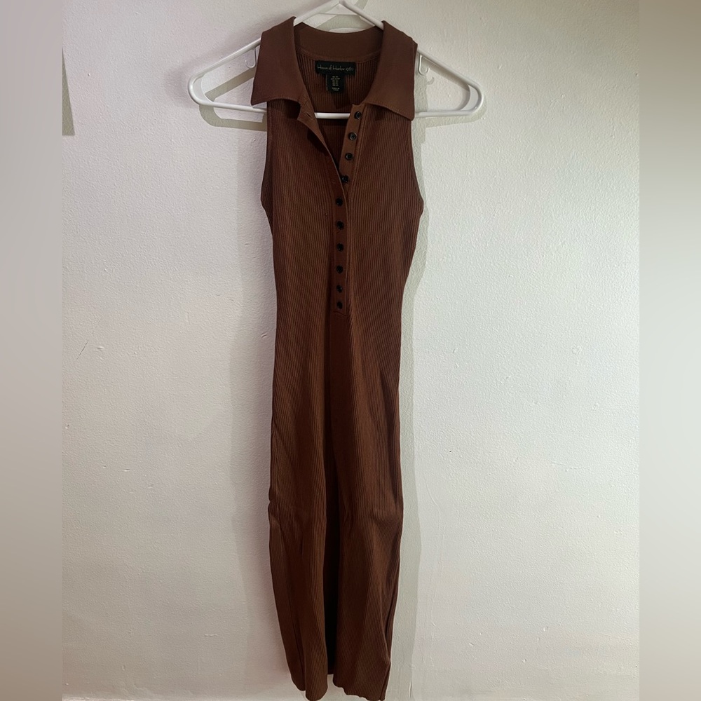 Brown maxi dress